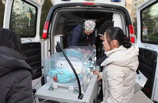 合水县妇婴监护型护送